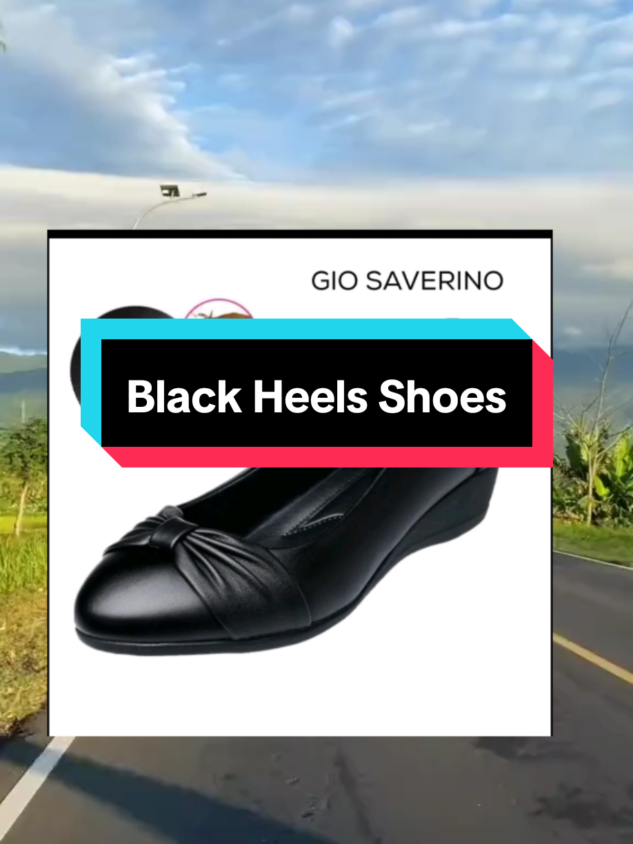 #blackheelsshoes #sepatuwedgeshitam #giosaverino #fypシviral #trending #foryoupage 