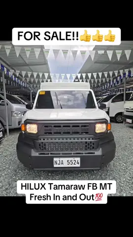 2025 HILUX TAMARAW FB MT 220K ALL IN DP  includes chattle mortgage, transfer of ownership compre insurance not included 32,916 in 48mos  40,277 in 36mos 1st Owner  Mileage 2k Fresh In & Out (smells new) Super Cold A/C Well Maintained & Ready for Long Drive Updated Registration No history of Flooding New plate cover New led dome light Thick tires Leather seat covers Location marikina#CapCut 