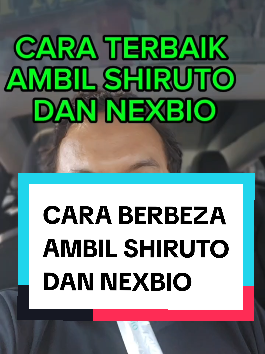 Sedikit berbeza tau cara ambil #shiruto dan #nexbio @datodrsuriyakhatun 