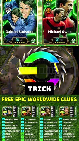 TRICK FOR THE EFOOTBALL 8th ANNIVERSARY FREE EPIC #CapCut #trick #8thefootballmobileanniversary #freeepiccards