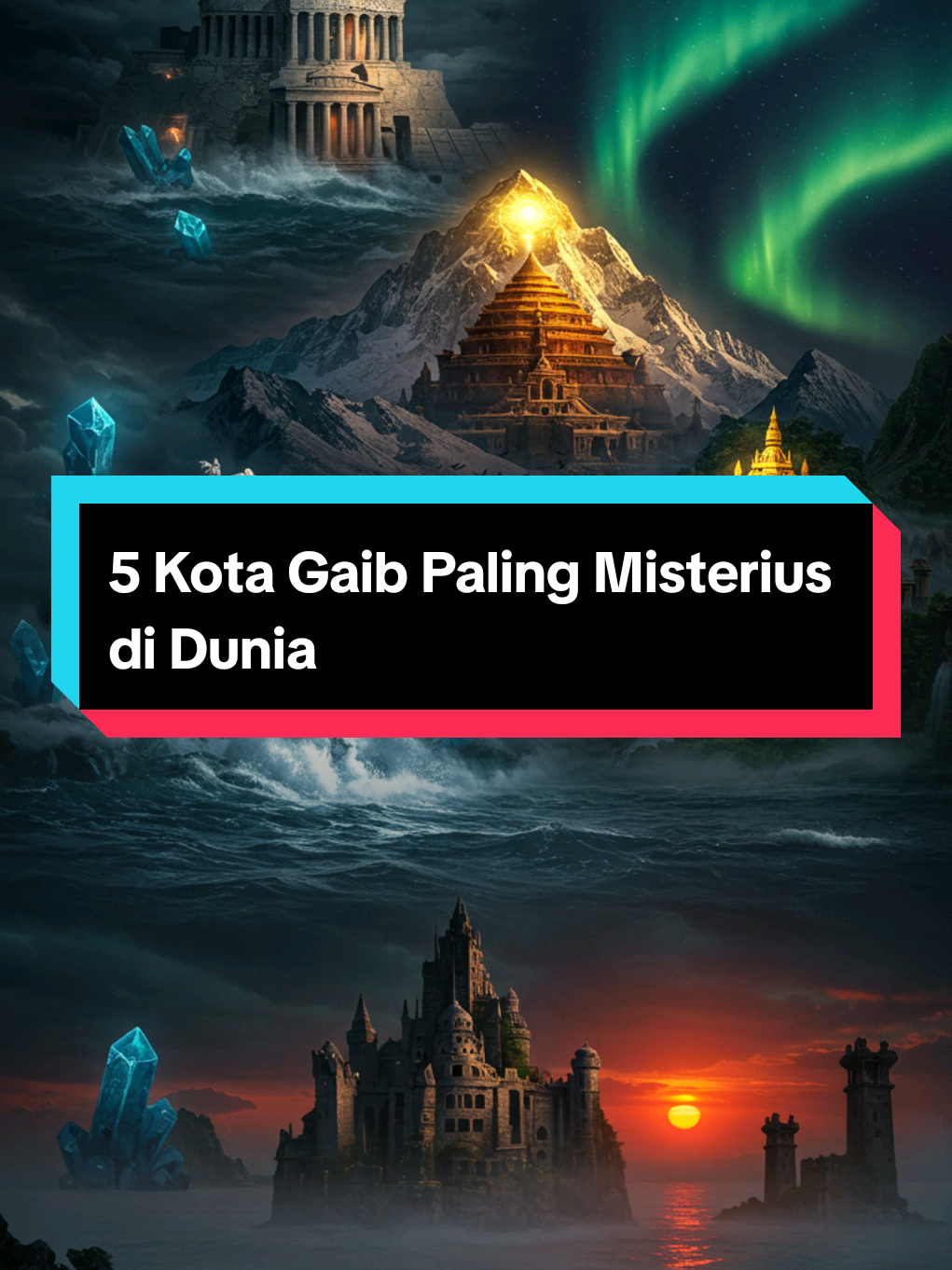 Kota Gaib yang ada di Dunia, minat kesana? #kotagaib #saranjana #wentira #misteridunia 