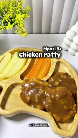 Chicken patty yang lembut dan juicy, si kecil pasti suka 😍 #mpasi9bulan #mpasi #mpasihomemade #resep #bayitiktok 