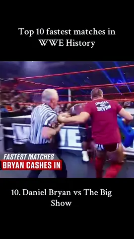 Daniel Bryan cashes in MITB on the Big show. 10th fastest match in WWE History!! #danielbryan #bigshow #mitb #wwetiktok #wwefan #fyp 