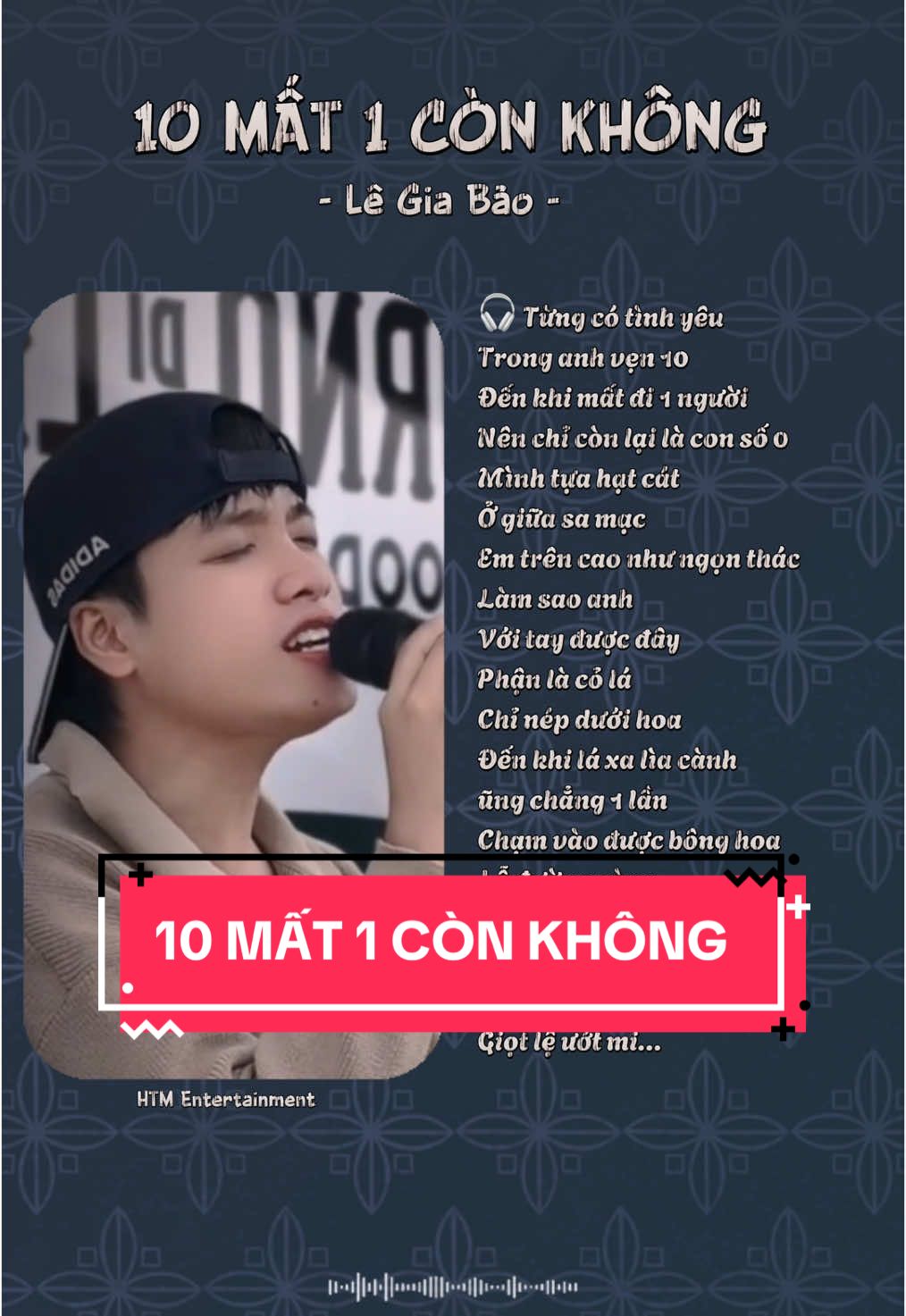 Từng có tình yêu trong anh vẹn 10 #10mat1conkhong #legiabao #htmentertainment 