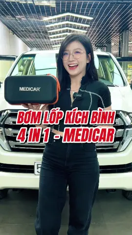 Kích bình - Bơm lốp - Sạc - Đèn chỉ trong một em Máy bơm lốp kích bình 4in1 nhà Medicar, siêu tiện lợi cho Anh Em! #oto #xuhuong #medicar #phukienoto #maybomlop #maybomlopoto #kichbinhoto #maybom #bomlopoto #bomlopduphong #maybomhoi