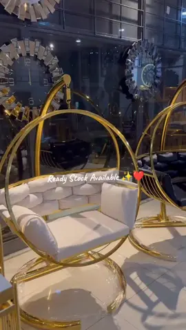 Ready Stock Available 🎉❤️  Beautiful Modern Design Swing ✨❤️ #Dsinterior #Swing #Chair #Interior #onemillionaudition #furniture #construction #viral #Drawinroom #karachi 