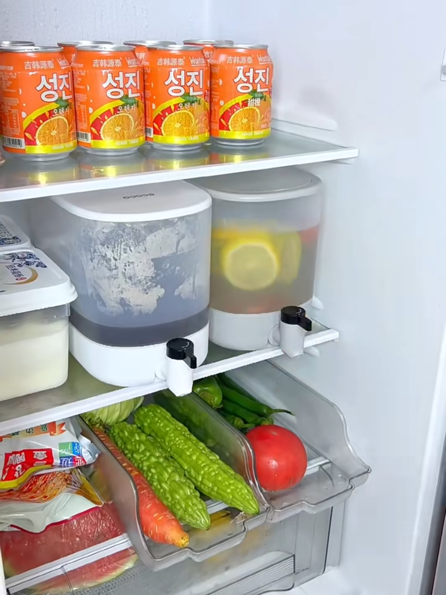 Bình nước tủ lạnh ECOCO 4L có vòi chịu nhiệt độ cao, đựng nước ép, trái cây cao cấp tiện dụng 2212 #binhnuoc #binhnuoctulanh #binhtra #ecoco