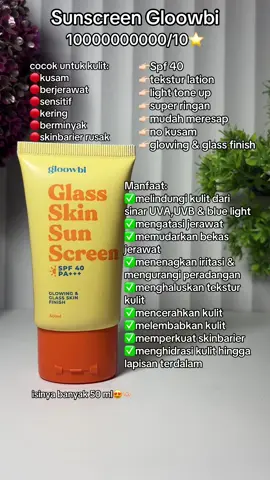 Pake sunscreen ga takut bikin kusam kalo pake gloowbi💛😍🫶🏻finishnya ituloh cakep poulll✨🫶🏻#gloowbi #gloowbisunscreen #sunscreen #sunscreenviral #sunscreenreview #sunscreengloowbi #reviewsunscreen 