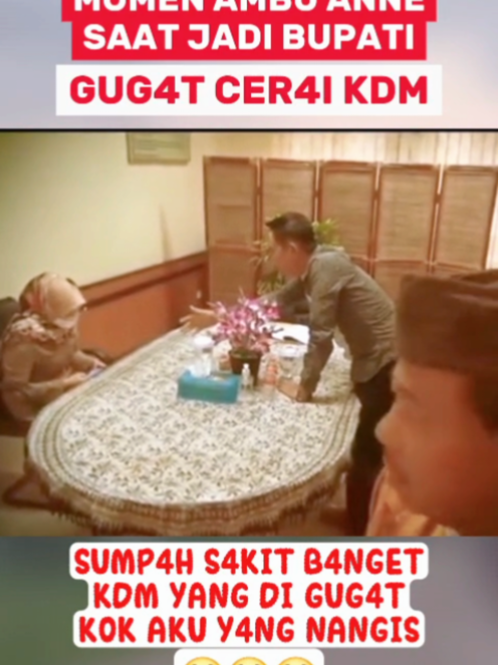ikut nangis lihat KDM digituin Ambu Anne #kdm #gubernurjawabarat #bapaaing #ambuanne 