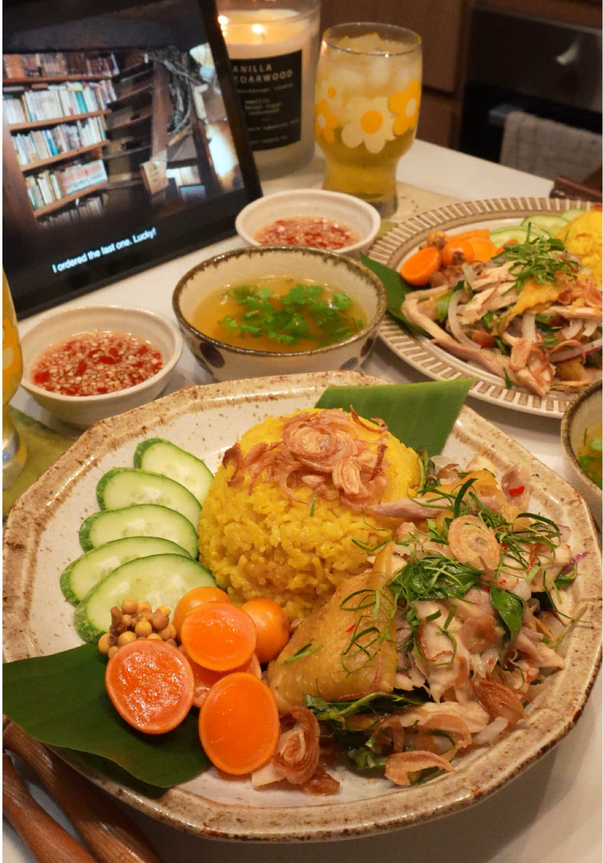 Cơm Gà - Vietnamese Chicken Rice 💛 Cuối tuần rồi các bác thích ăn gì nè 😆 #vtmgr #fyp #LearnOnTikTok #ancungtiktok #homecooking #xuanxemhuongnoi #comnhahainguoi 