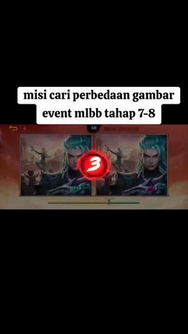 misi cari perbedaan gambar tahap 7 sampai 8#mobilelegends #event #mlbbjalanninjaku #mlbb 