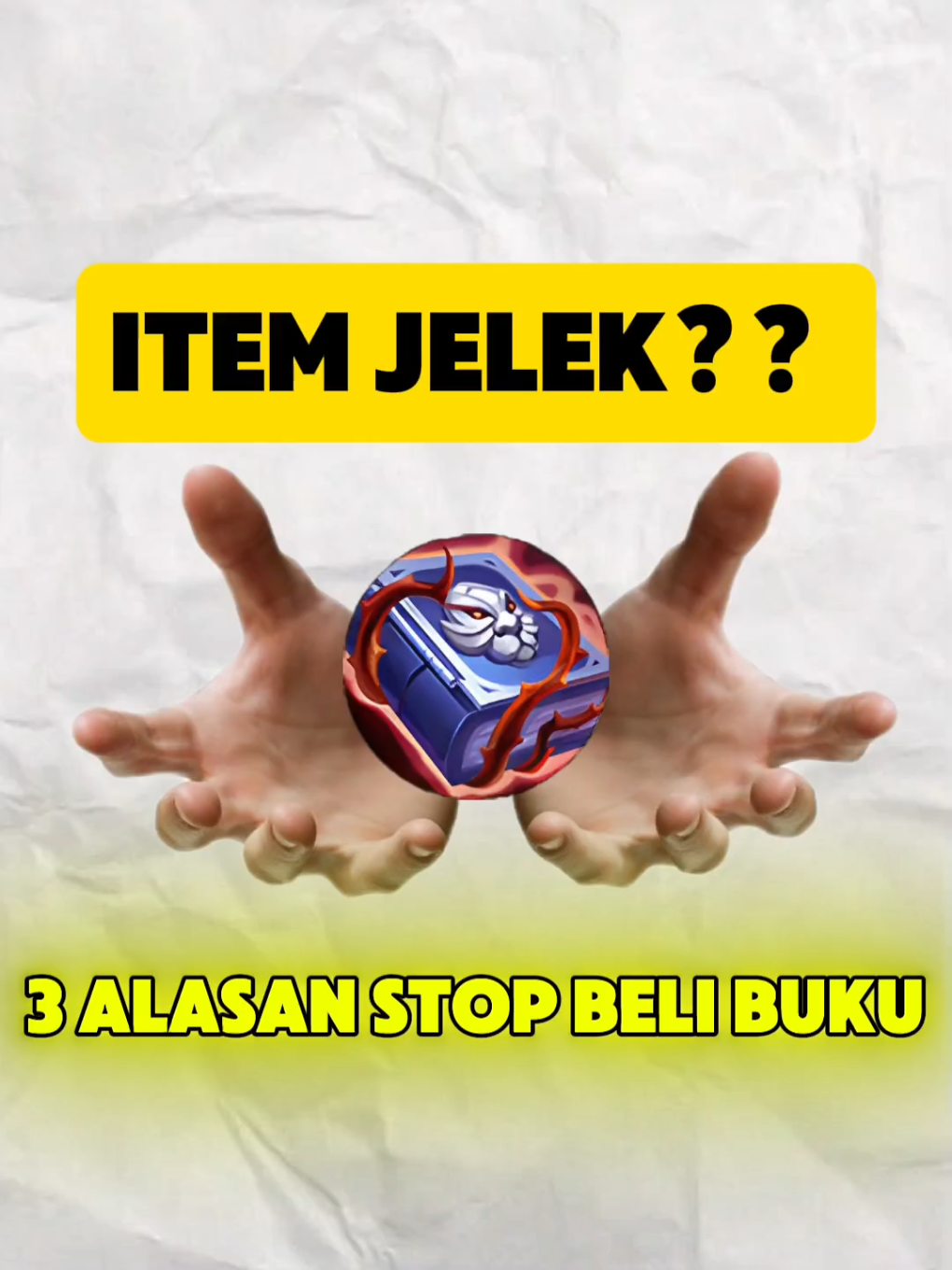 item buku jelek??#MLBBJalanNinjaku #MLBBxNARUTO #MLBB #MobileLegendsBangBang 