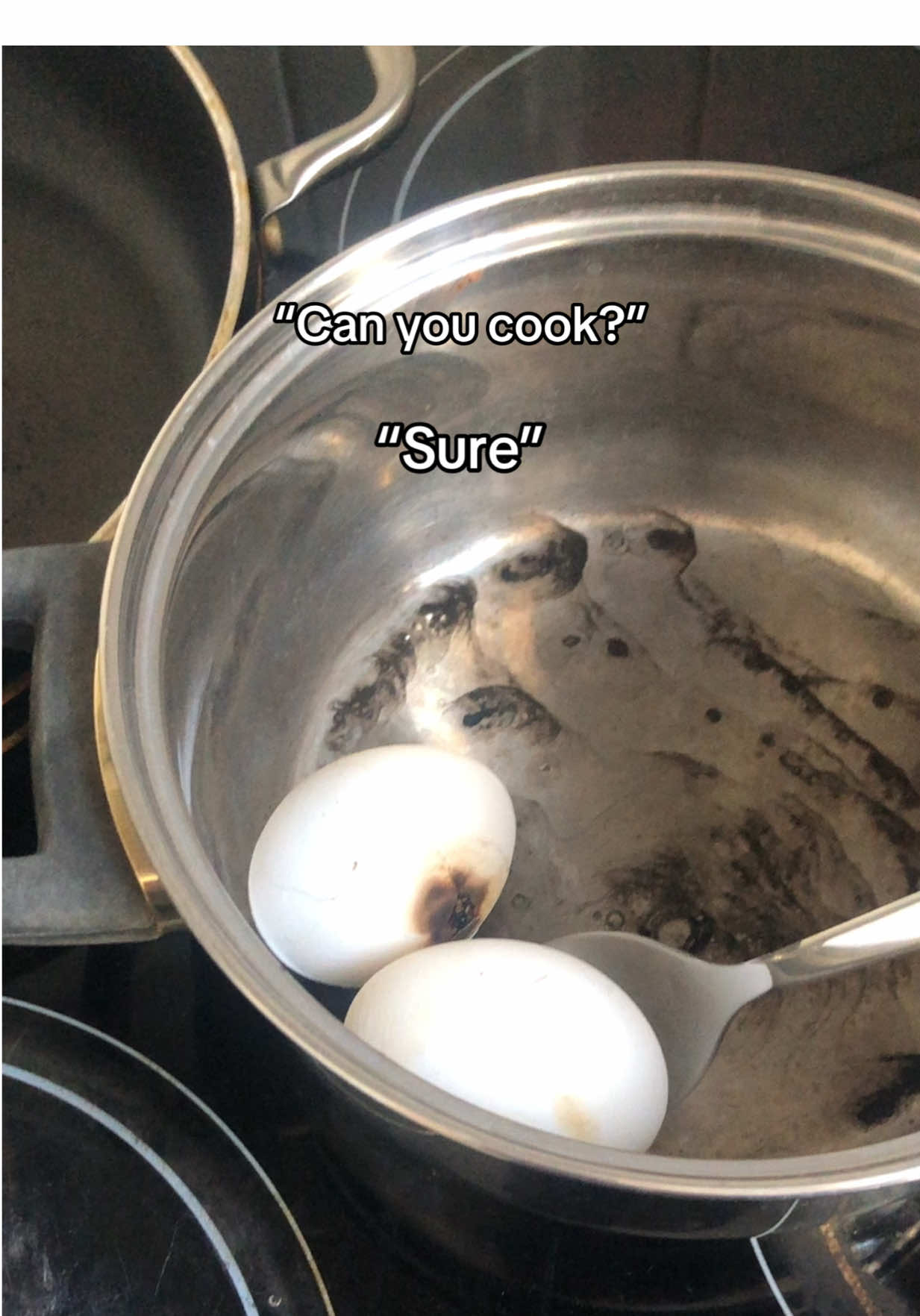 I make the best omelette #hardboiledegg #yesidothecooking #cookingfail #relatable 