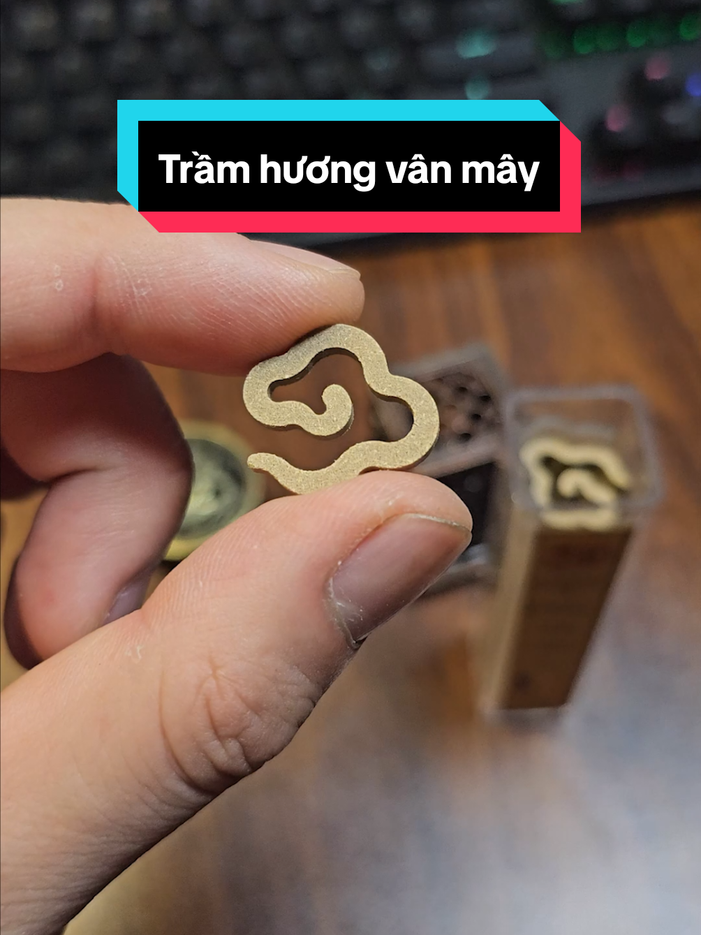 Nhang trầm vân mây nguyên chất + lư xông #tramhuong #tramhuongtunhien #tramhuongvanmay 