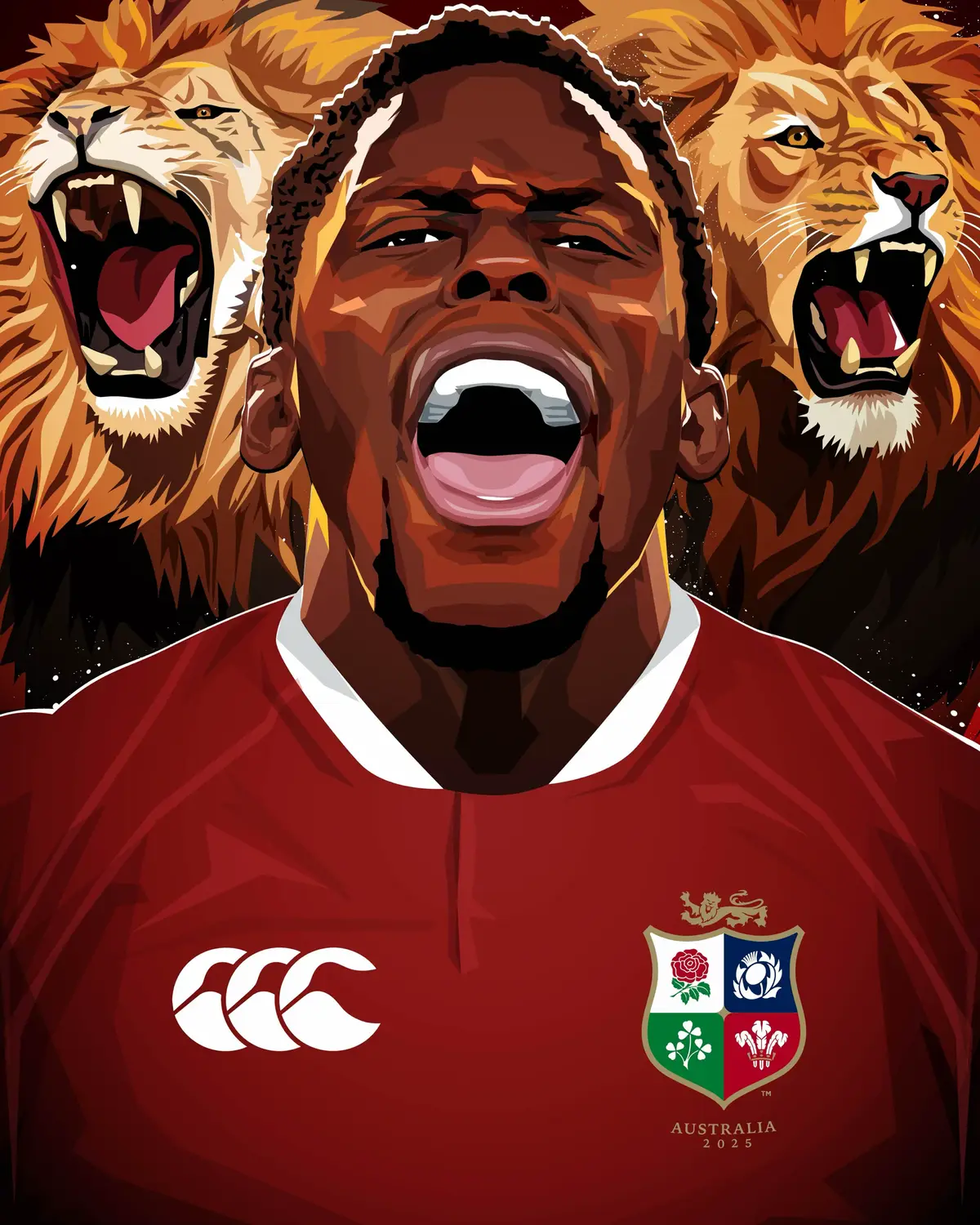 @Maro Itoje ready to lead the pack on his third @Lions Rugby Tour 🦁👊 #EnglandRugby
