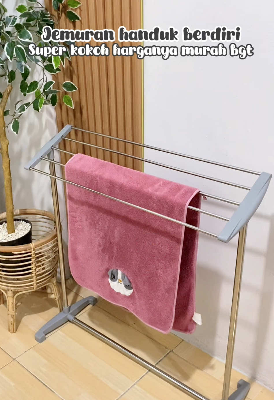 #jemuran #jemuranhanduk #jemuranlipat #jemuranminimalis #rakhanduk #tempathanduk #handuk #jemuranhandukstainless #fyp #xyzabc 