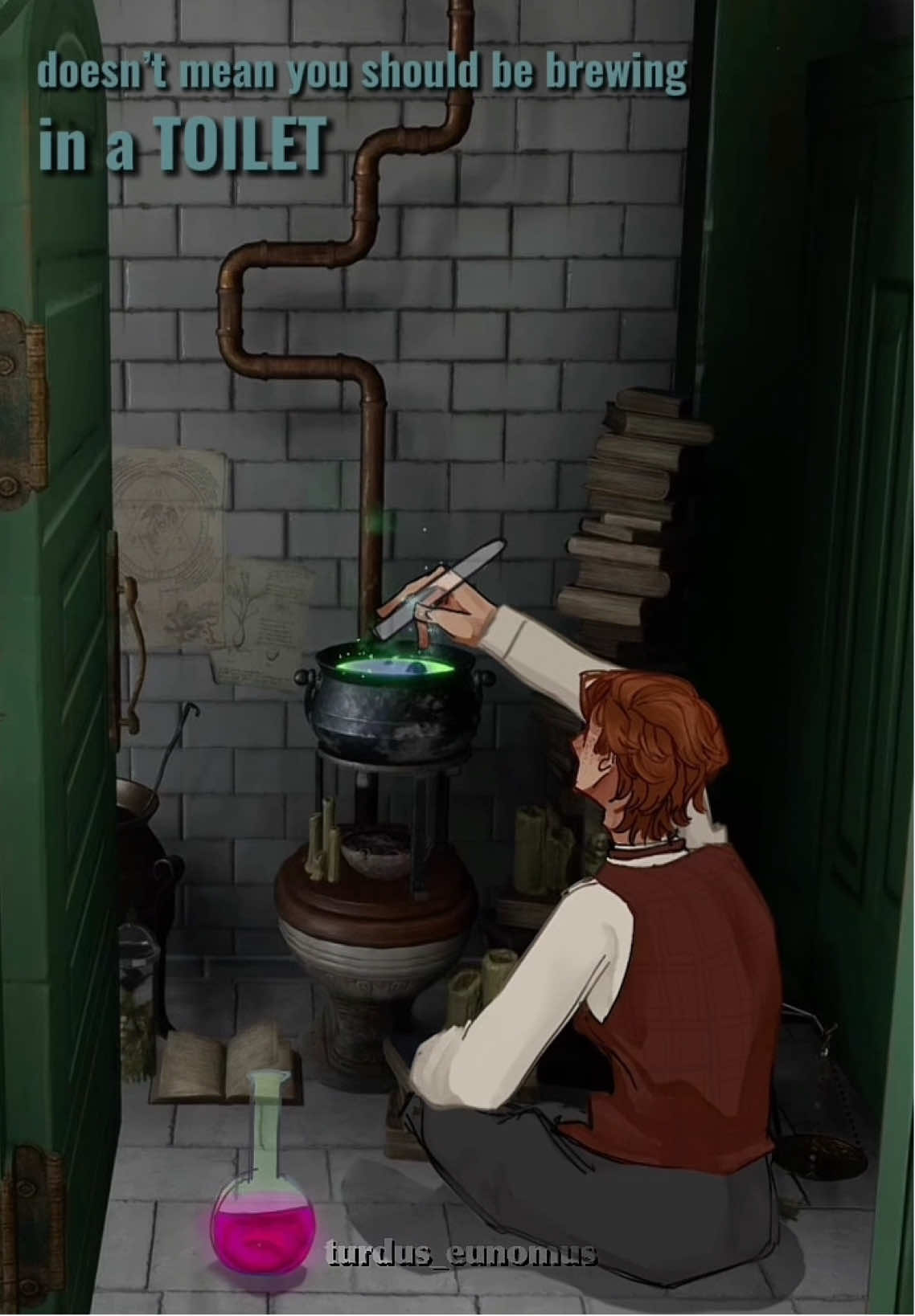 Again...   《DISCLAIMER》I DON'T own the voices used in this video. I will NEVER monetize or use any content that utilizes AI generation for profit. This is purely for fun as a hobby. I always respect the original Harry Potter series and the Hogwarts Legacy game🫶 I’m not a native English speaker and not very good at voice generation, so how they sound might be a little weird. Sorry about that. #hogwartslegacy #illustration #harrypotter #garrethweasley #game #animation 