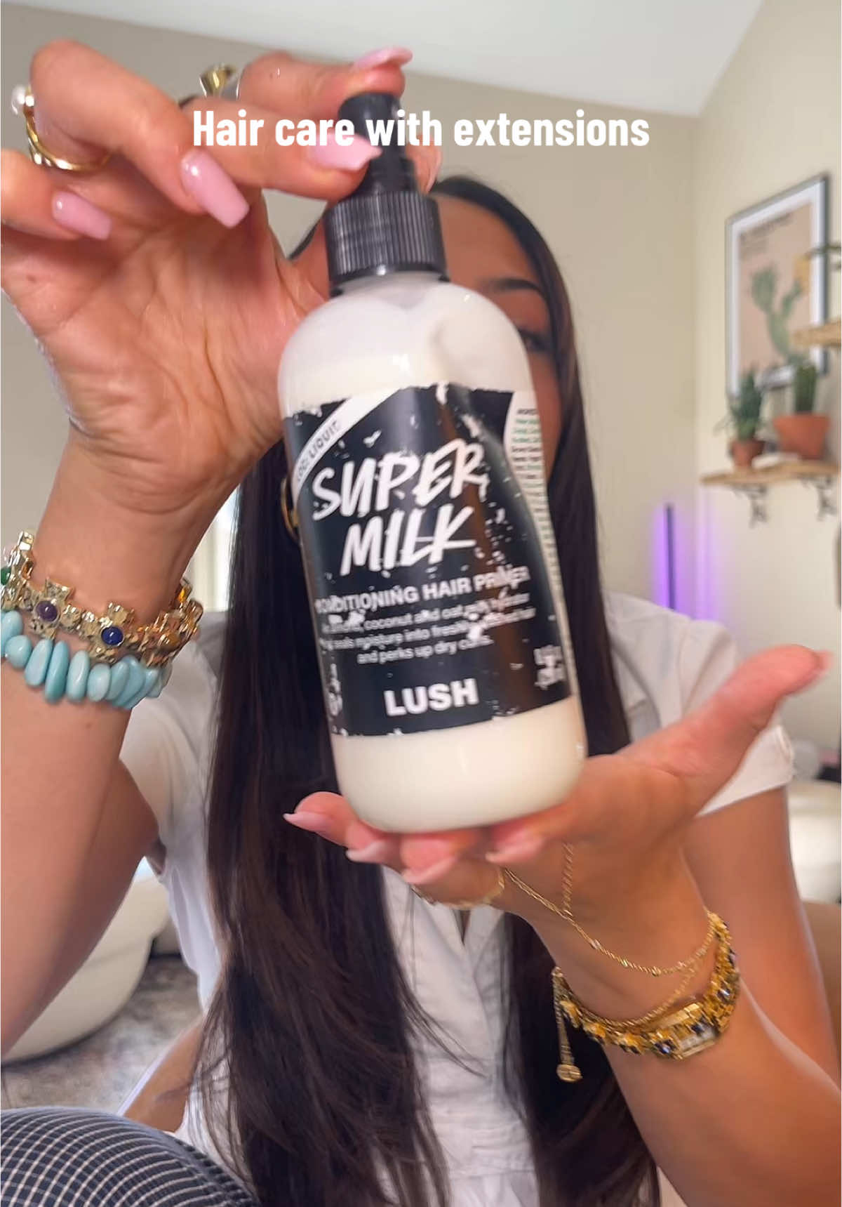 #haircareroutine #hairstyles #hairextensions #fyp 