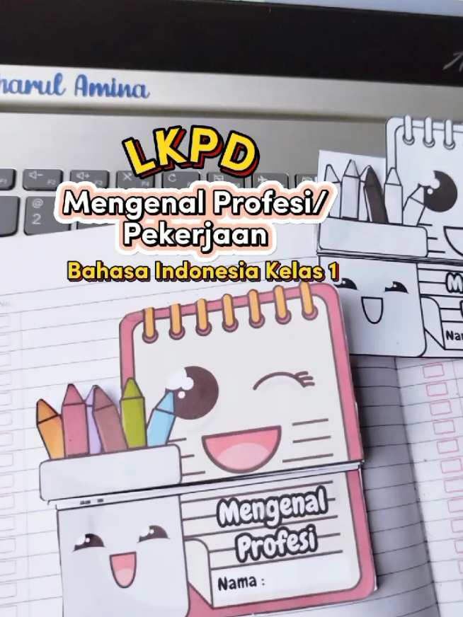 LKPD Mengenal Profesi, Bahasa Indonesia Kelas 1 ✨  Ada 2 LKPD yang bisa digunakan siswa untuk belajar  #lkpd #mengenalprofesi #happynotes #fyp #lkpdkelas1 #bahasaindonesiakelas1 #mengenaljenisprofesi 
