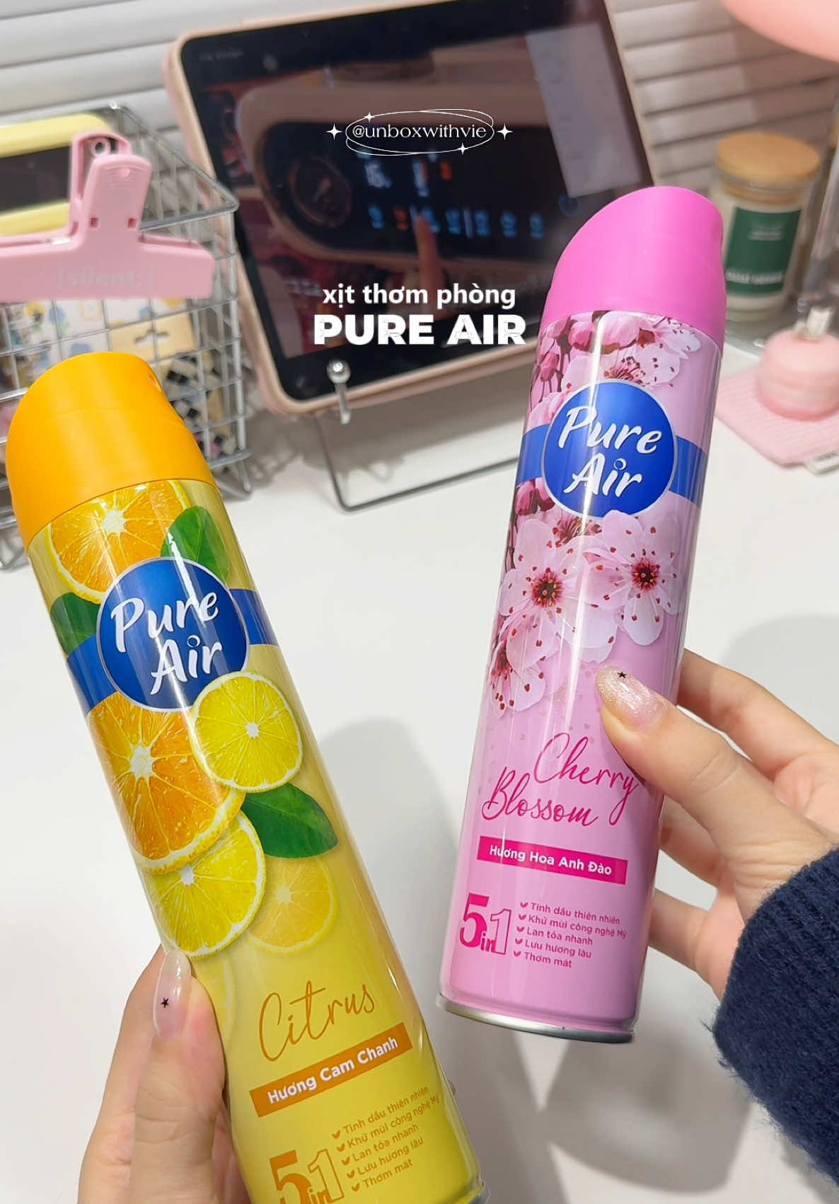 crush đến chơi cứ khen thơmm thơmm nứt mũi #review #unboxwithvie #xuhuong #xuhuongtiktok #viral #xh #vzone #pureair #xitthomphong #xitphong #xitphongpureair #xitthomphongpureair #nhacuadoisong #vesinhnhacua #dondepnhacua #muataitiktok 