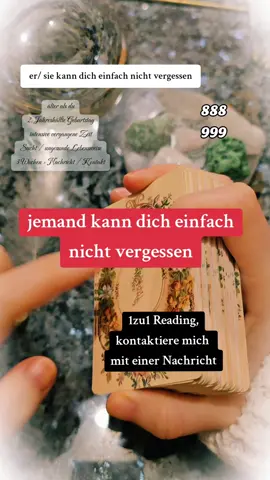 888 // 1zu1 Reading, kontaktiere mich hier auf Tiktok mit einer Nachricht 