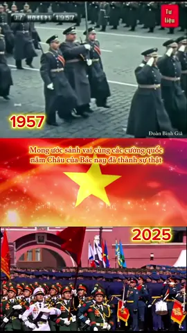 (1957-2025) 68 năm kể từ ngày Bác dự lễ duyệt binh tại Quảng trường Đỏ với ánh mắt xa xăm lo cho vận mệnh đất nước. Hôm nay cờ đỏ sao vàng tung bay, 68 chiến sĩ Quân đội nhân dân Việt Nam anh hùng nhịp bước quân hành tại Quảng trường Đỏ, ước nguyện của Bác đã thành hiện thực #bodoicuho❤️ #xuhuong2025🥰 #doanbinhgia #xuhuong2025 #quandoan34#sudoan9 #russia #hochiminhdepnhattennguoi #hochiminh 
