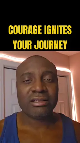 Courage ignites your journey. gm gm