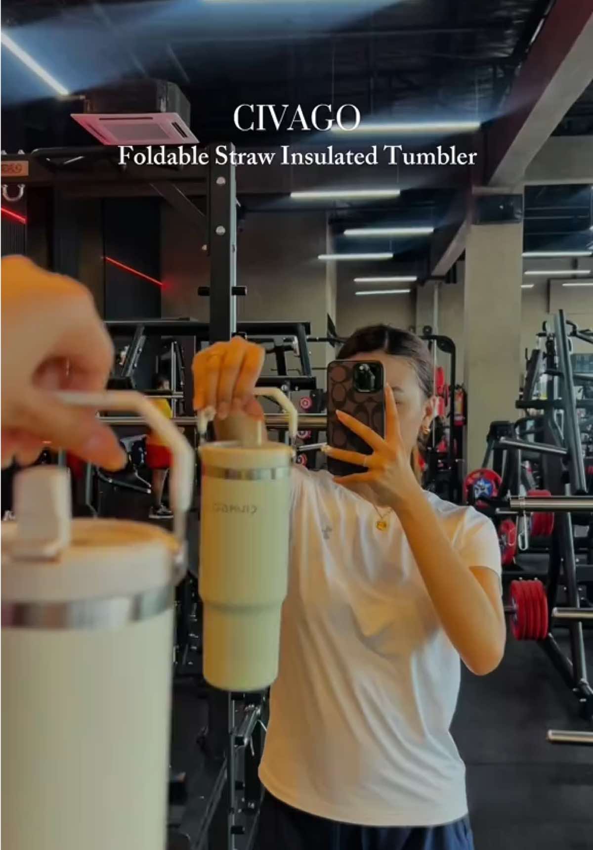 Definitely an essential! For the gym & ofcourse for everyday use🥰 @Civago.ph #fyp #24hcivago #civago #civagoph #civago_philippines #civagocarcup #gymtumbler #civagotumbler #gym #foryou #foryoupage 