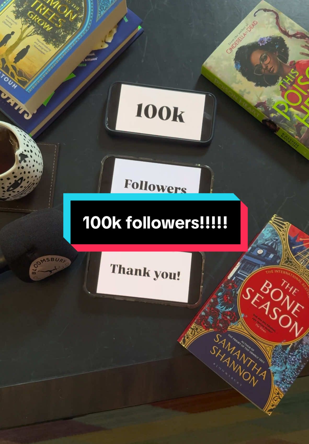 WOW - THANK YOU!📚📖📸🤳❤️ We just hit 100,000 bookworm/book-loving/ book-obsessed/ book-reviewing/book-brilliant/book-smart followers on TikTok. What a community. Thank you!  #BookTok #bloomsburybooks