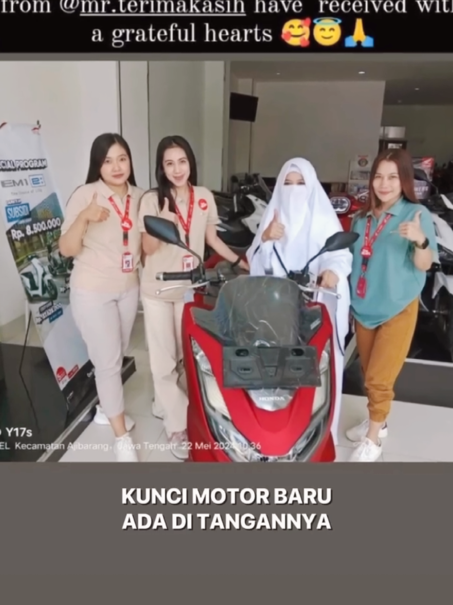 Kebetulan atau takdir? Siapakah yang beruntung? 🎉  Momen ini mengubah hidup seseorang selamanya! 🏍️✨ Terimakasih Sudah Datang. #terimakasih #berkah 