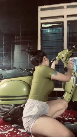 keluar kandang ya syg #vespa 