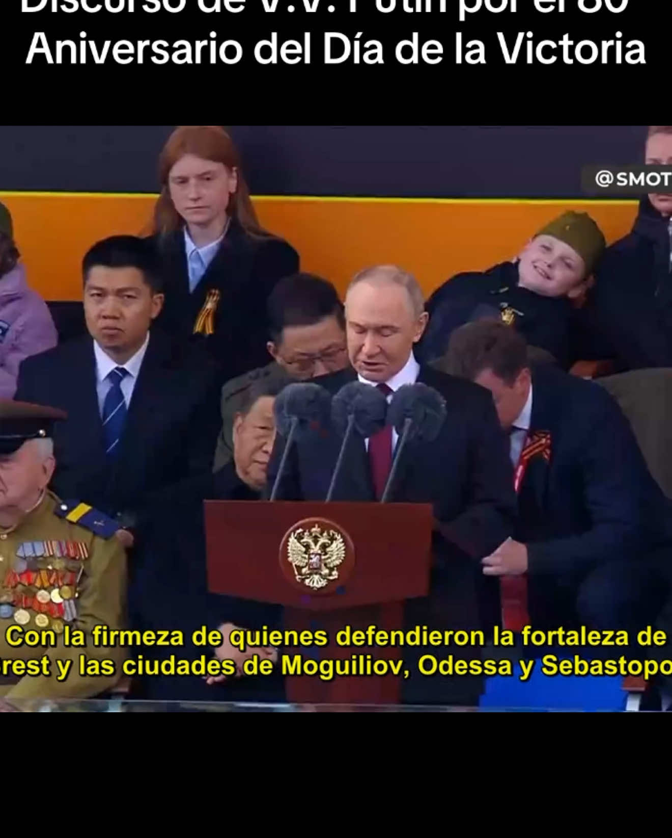 🤱Discurso de V.V. #Putin por el #80º Aniversario del Día de la #Victoria #Rusia #URSS