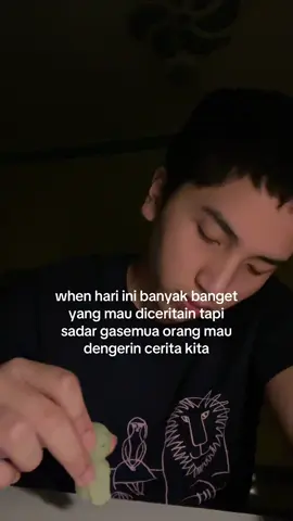 cerita sama diri sendiri aja😎