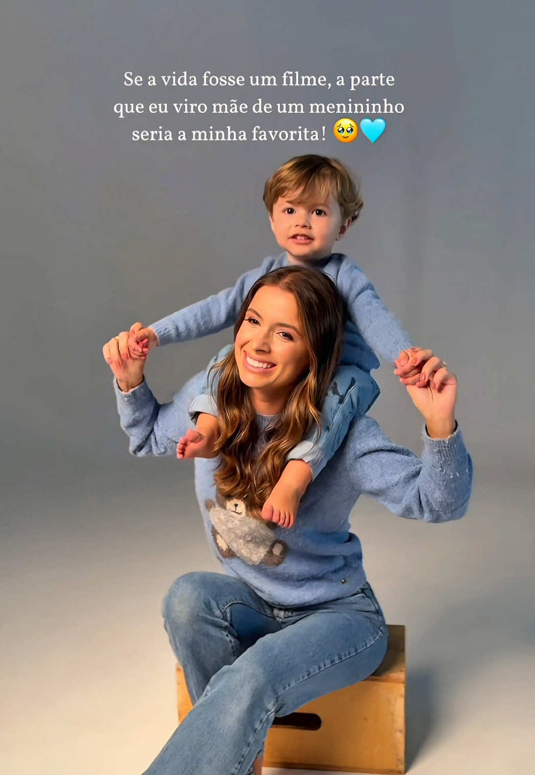 No clima de dias das mães com meu melhor presente: o menino dos meus sonhos! 🥹🩵 ⠀⠀⠀⠀ Obrigada Deus! 🙏🏻✨ ⠀⠀⠀⠀ #baby #babyboy #maedemenino #trend #maternidade #menino #diadasmaes #mãe #talmãetalfilho 