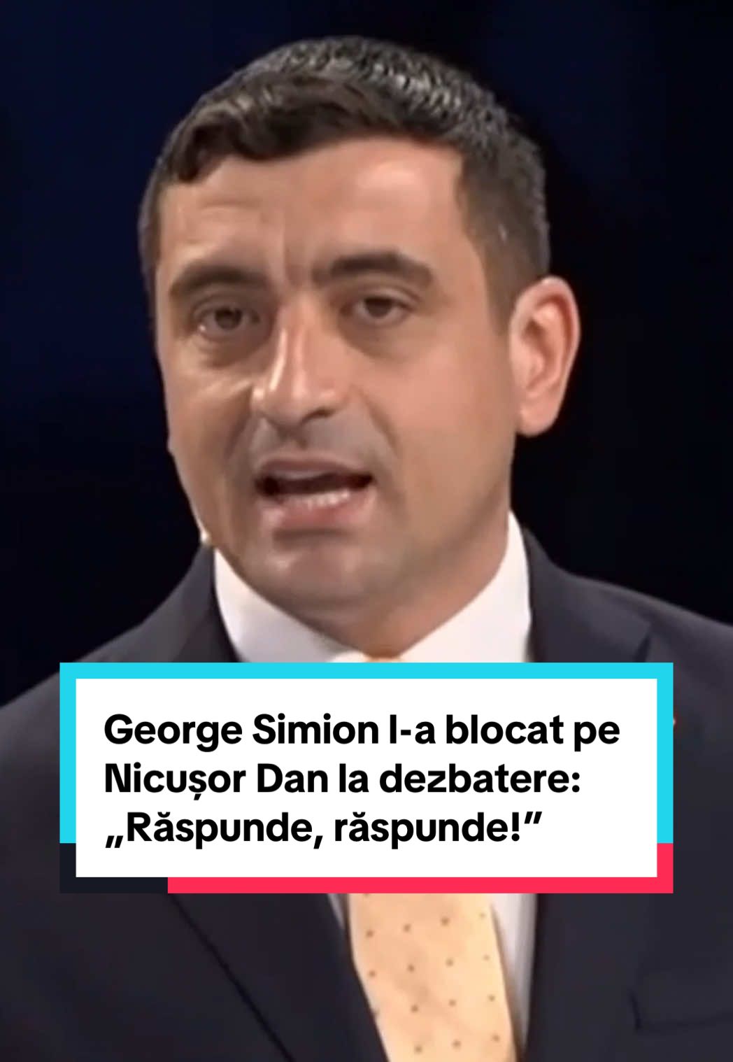 George Simion l-a blocat pe Nicușor Dan la dezbatere: „Răspunde, răspunde!” #georgesimion #aur #romania #news #gandul 