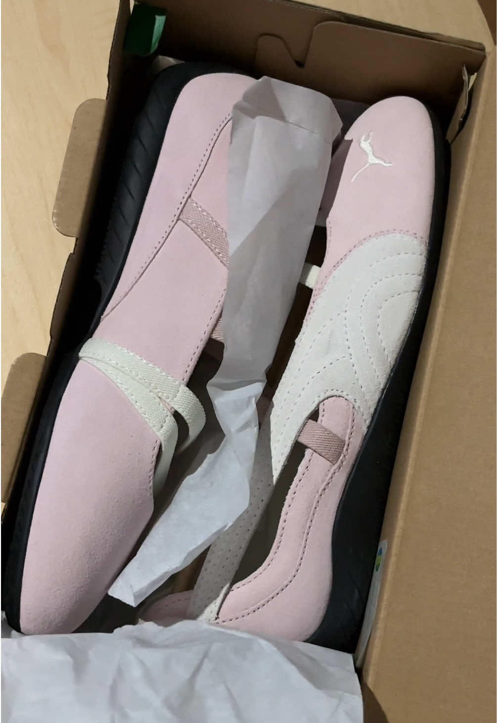 New shoeesss🩰🩷 #puma #pumaspeedcatballet #speedcatballet #pink #fypシ゚ 