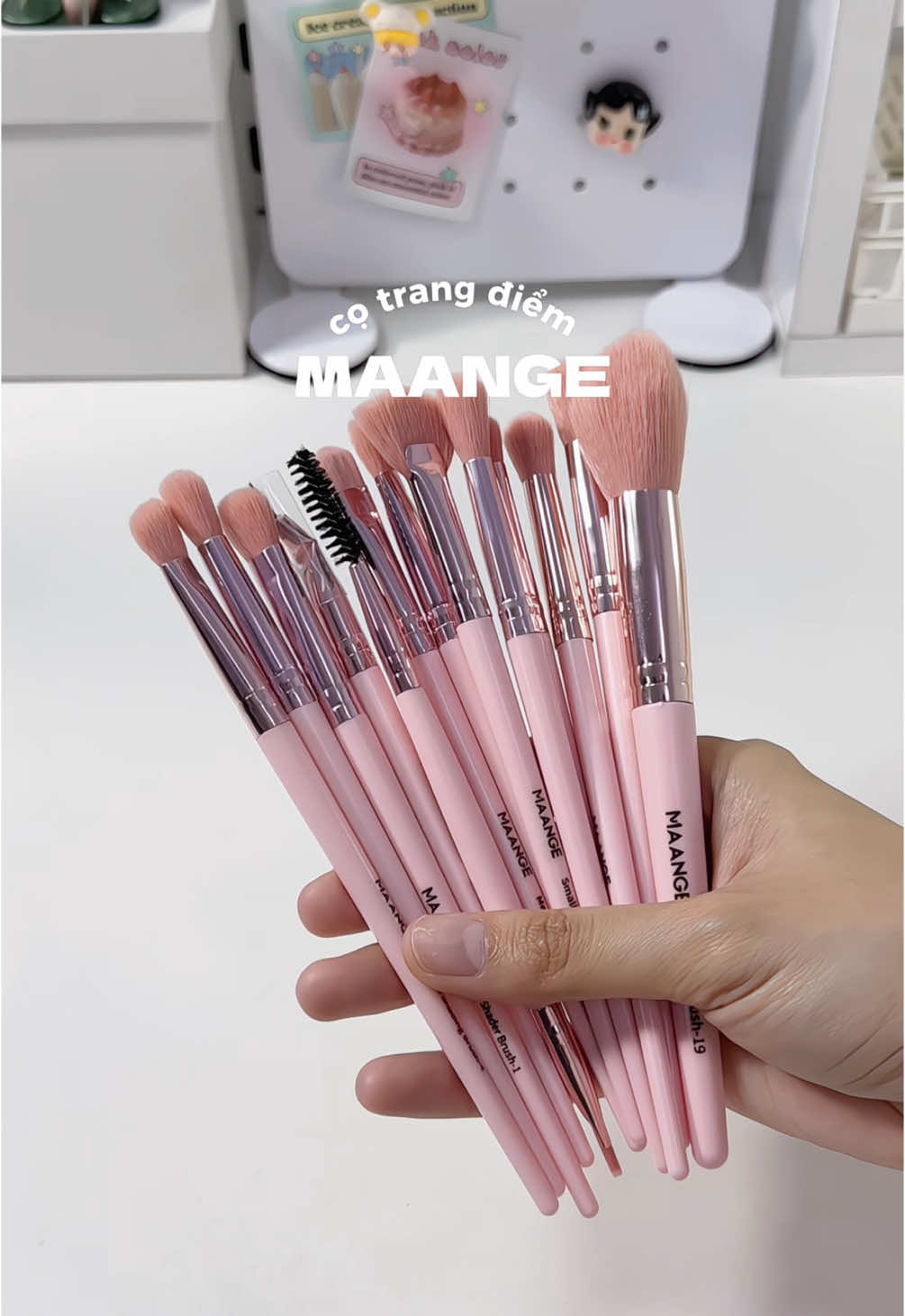 bộ 13 cọ trang điểm Maange #cotrangdiem #comakeup #maange #dungcutrangdiem #makeup #unboxing #viral #xuhuong #fyp 