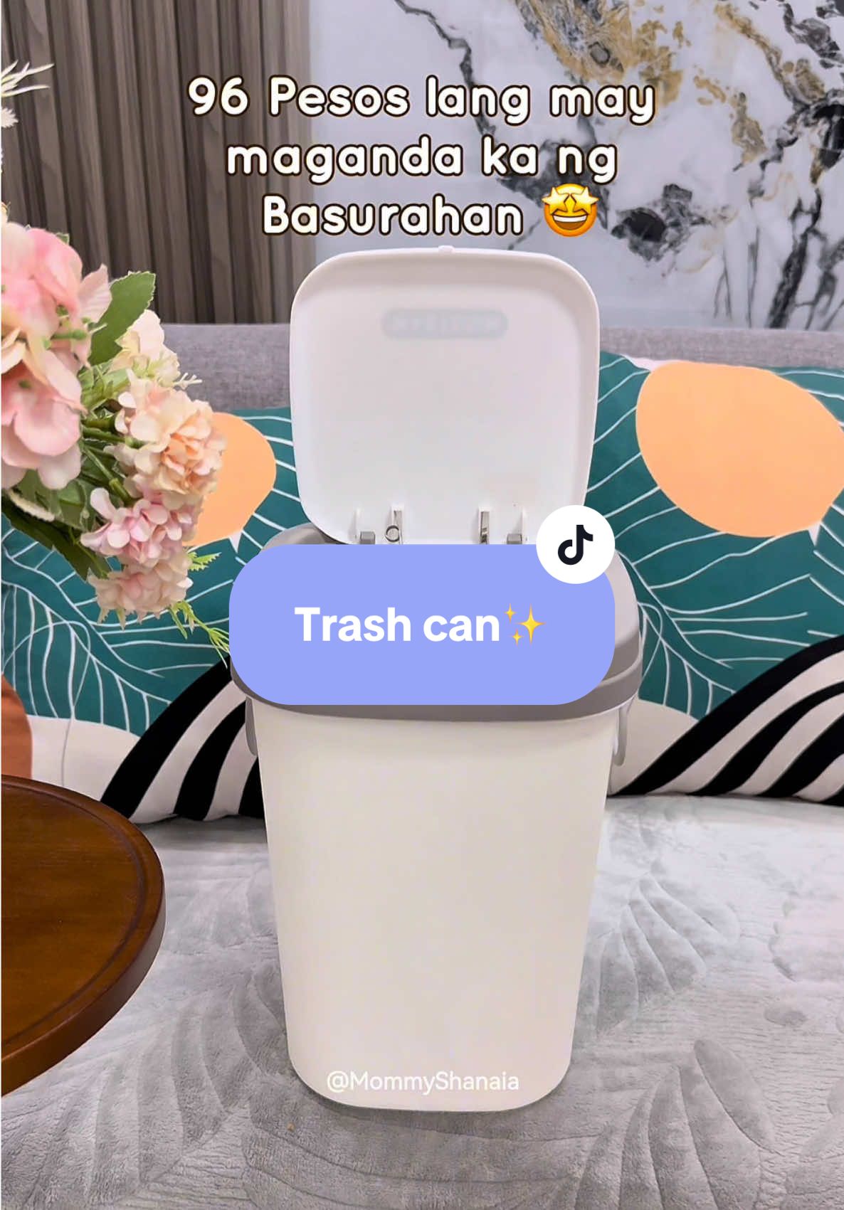 96 pesos may maganda ka ng basurahan🤩 #trashcan 