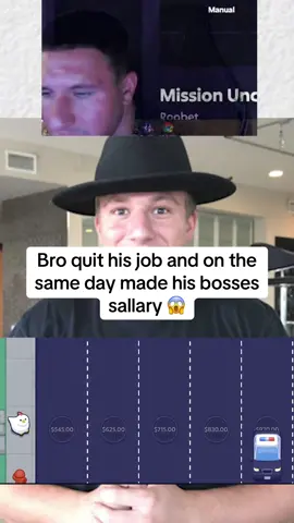 Bro quit his job and on the same day made his bosses sallary #stevewilldoit #crossyroad #streamer #kick 