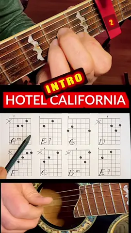 EAGLES released this Absolute Epic Monumental Monstethit in 1977.                        #easyguitarr #hotelcalifornia#guitar#tutorial #eagles 