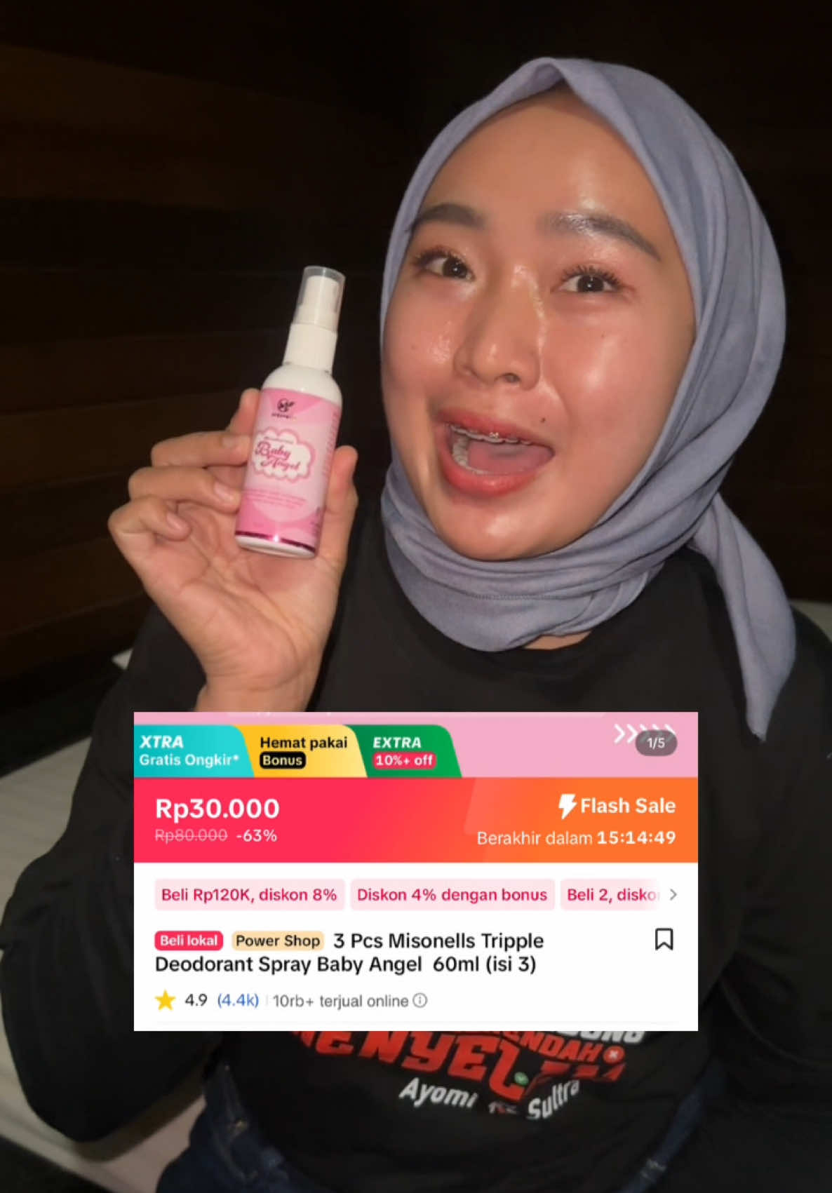 Membalas @Ciko nah kan memang semantul itu sih deodorant dari @Misonells beaute 