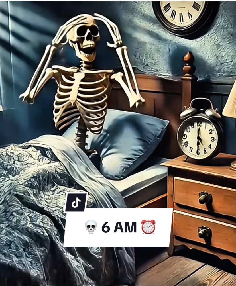 #brainrot #meme #ai #virale #6am #despertar #esqueleto 