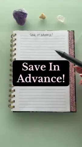 If you start saving money in advance for expenses you know are coming down the line, things will get so much easier! Christmas is a great example of this, but it can work for anything from vacations, to new purses, to buying a new home. #budget #budgeting #budgetingtips #budgetingtiktok #budgetingforbeginners #moneymindset #savingschallenge 