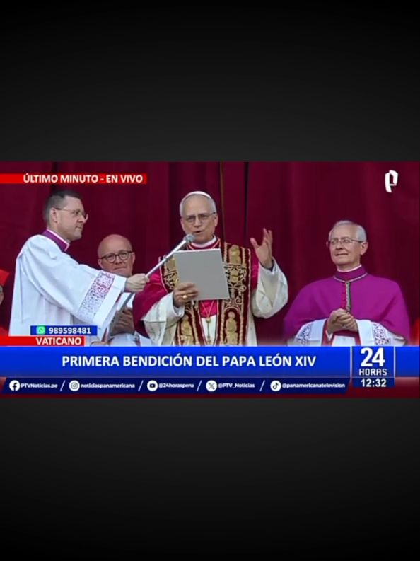 #reaccionperu #papaleonxiv #papaperuano #papaperuano🇵🇪 #panamericanatelevisión #lima #peru🇵🇪 