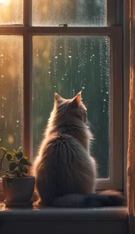 📱✨ Find calm in the little moments. This cozy live wallpaper is your daily reminder: even rainy days can be beautiful. 🌧️🐾  Keep going. You’re doing better than you think. 💛 #live wallpaper ml bb #CozyVibes #RainyDayMood #MotivationDaily #SoftAesthetic #catloversworldworld #PeacefulMind
