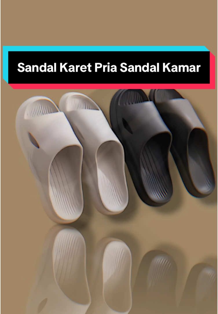 Sandal Karet Pria Sandal Kamar Mandi Slippers Sendal Rumah EVA Fashion Anti slip Tahan Lama#sendal#sendalpria#buruanchekout 