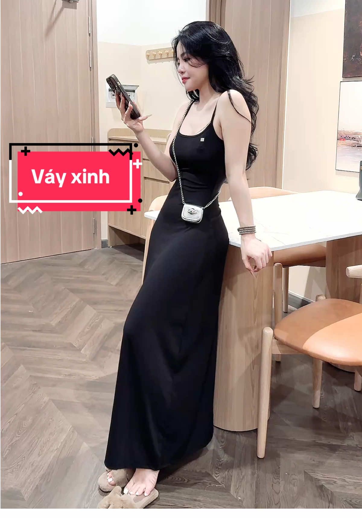 Eo ơi Em váy hack dáng lại còn mát nữa #vay #vayxinh #vay2day #vaydangdai #vaymaxi #hottrend #xuhuong 