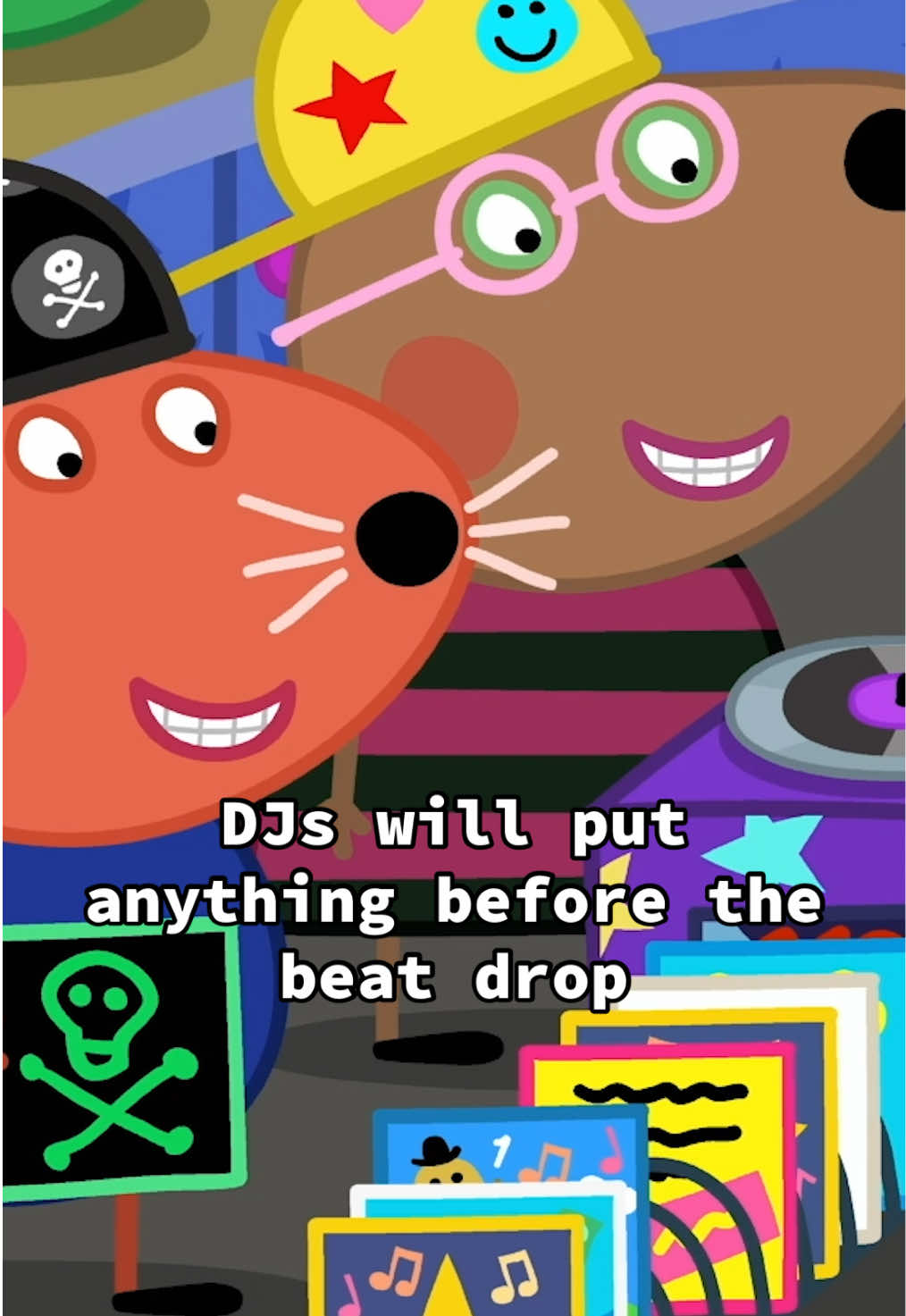 Best goes hard tho 😌📞 #peppapig #dj 