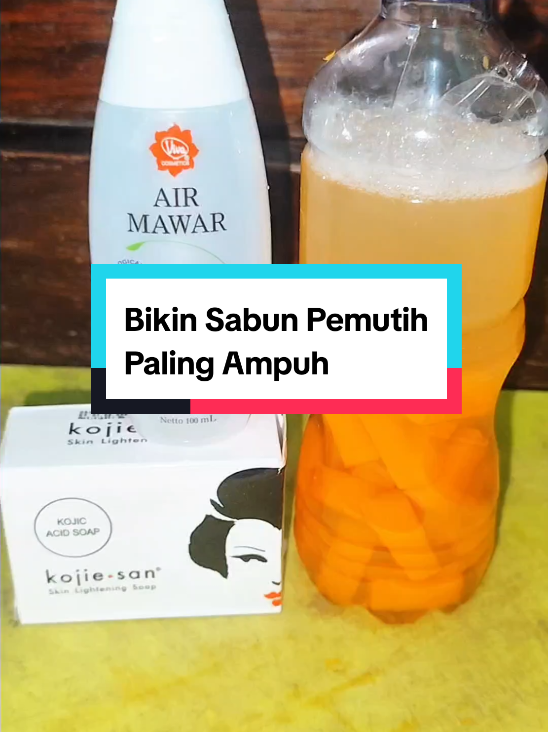Bikin Sabun Pemutih Paling Ampuh🌸🌸🌸 #sabunpemutih  #sabunkojisan  #airmineral 