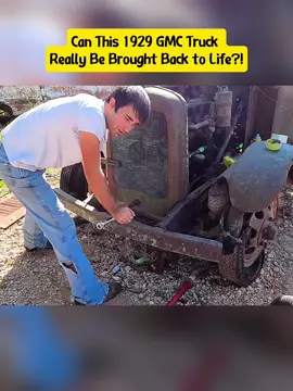 Can This 1929 GMC Truck Really Be Brought Back to Life?!#fyp#foryou#foryourpage#GMCTruck #ClassicCars #CarRestoration #VintageVehicles #OldCars